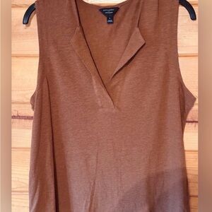 Banana Republic V-Neck Brown Tank Top- REPOSH